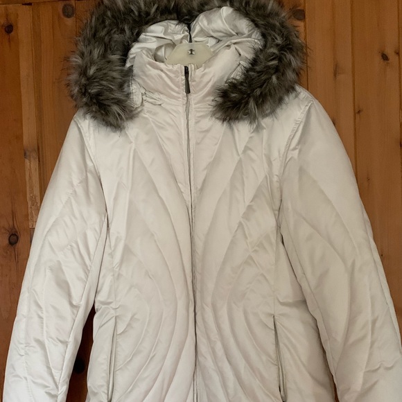 a.n.a Jackets & Blazers - a.n.a. Down Jacket With Faux Fur Removable Hood L